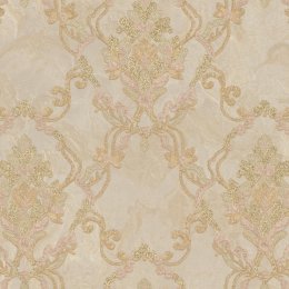 Murella Splendor Damask Gold Wallpaper