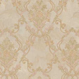 Murella Splendor Damask Gold Wallpaper