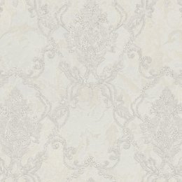 Murella Splendor Damask Ivory Wallpaper