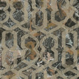 Murella Splendor Geo Charcoal Wallpaper