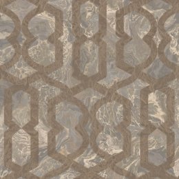 Murella Splendor Geo Bronze Wallpaper