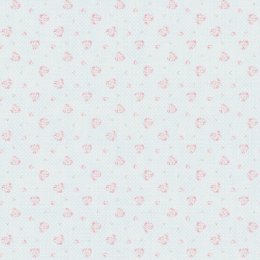 Galerie Forget Me Not Motif Pink / Cream Wallpaper