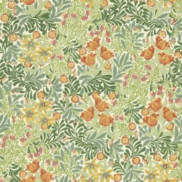 Morris & Co Bower Herball & Weld Wallpaper