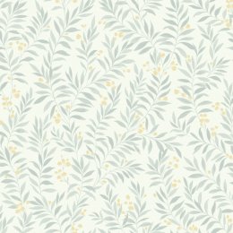 Grandeco Sage Trail Foliage Grey Wallpaper