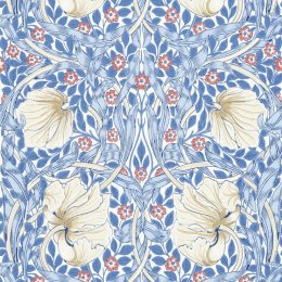 Morris & Co Pimpernel Woad Wallpaper