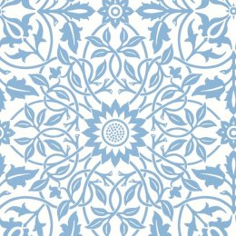 Morris & Co St James Ceiling China Blue Wallpaper