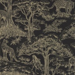 Clarke & Clarke Kisumu Noir Luxe Wallpaper