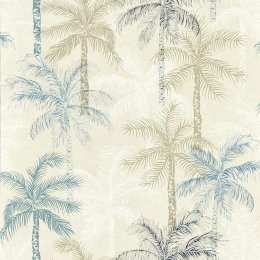 Clarke & Clarke Palmyra Denim Wallpaper