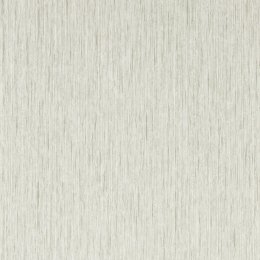 Clarke & Clarke Asper Pebble Wallpaper flat image with subtle neutral vertical stripes and metallic accents.