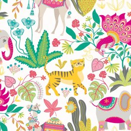 ohpopsi Samba Safari Fruit Salad Wallpaper WGU50135W