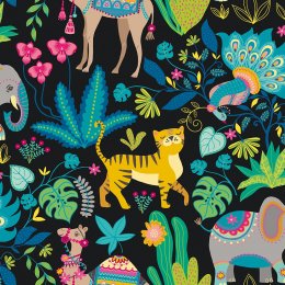 ohpopsi Samba Safari Aniseed Twist Wallpaper WGU50137W