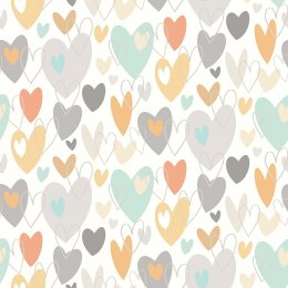 ohpopsi Pop Hearts Honey Mallow Wallpaper WGU50138W