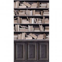 Grandeco Bookcase Wall Mural