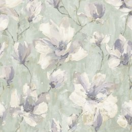 Grandeco Camilla Floral Sage Wallpaper