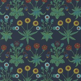 Morris & Co Daisy Midnight Wallpaper