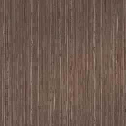 Flat image of Abigail Ahern Fibre Stripe Sable wallpaper in soft deep brown with cream detailing