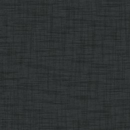 Flat image of Abigail Ahern Weathered Linen Midnight wallpaper with navy-black textured design