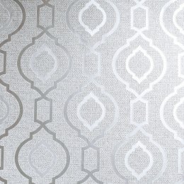 Arthouse Calico Trellis Grey Wallpaper 921400