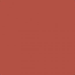 Flat image of Craig & Rose Oriental Red paint with a deep glazed red finish