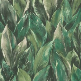 Curiosity Botanical Leaves Green Wallpaper