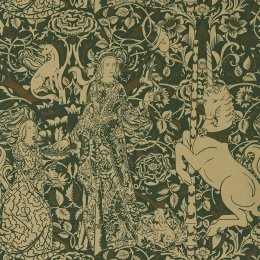 Sanderson Aurelia's Grail Gobelin Green/Bronze Wallpaper