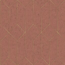 Decorline Hayden Terracotta Wallpaper