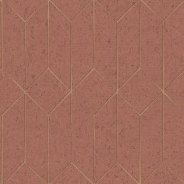 Decorline Hayden Terracotta Wallpaper