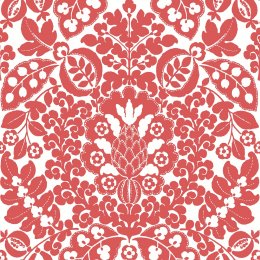 A Street Prints Marni Coral Wallpaper