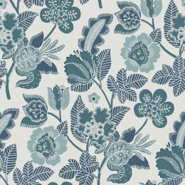 A Street Prints Jacobean Grey & Green Wallpaper