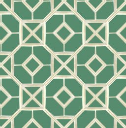 A Street Prints Livia Green Wallpaper