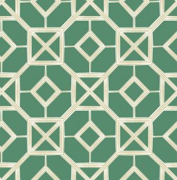 A Street Prints Livia Green Wallpaper