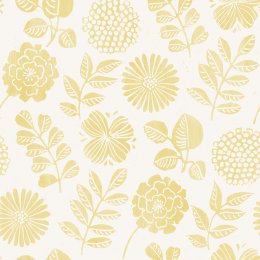 A Street Prints Inge Ochre Wallpaper