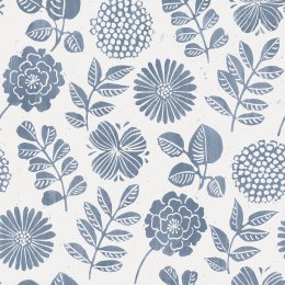 A Street Prints Inge Blue Wallpaper