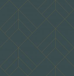 A Street Prints Sander Green & Gold Wallpaper