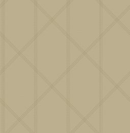 A Street Prints Walcott Taupe & Gold Wallpaper