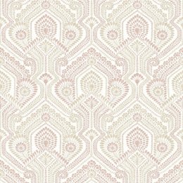 A Street Prints Fernback Pink Wallpaper