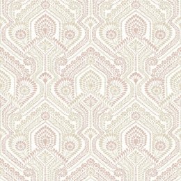 A Street Prints Fernback Pink Wallpaper