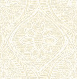 A Street Prints Scout Ochre Wallpaper
