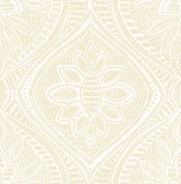 A Street Prints Scout Ochre Wallpaper