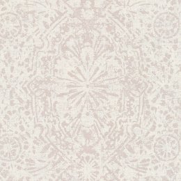 Grandeco Zareen White Wallpaper EE3101