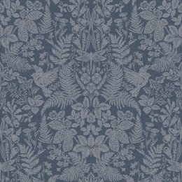 Holden Decor Woodland Stitch Navy Wallpaper 65787