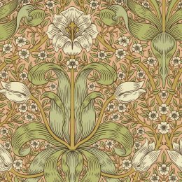 Morris & Co Spring Thicket Fruit Punch Wallpaper