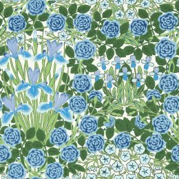 Morris & Co Campanula Peacock Opal Wallpaper