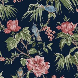 Next Birds & Blooms Navy Wallpaper 118256