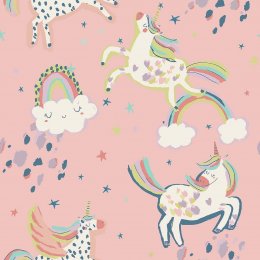 Next Party Unicorn Pink Wallpaper 118328
