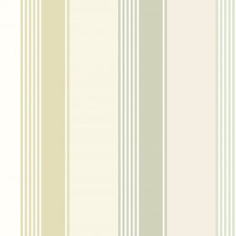 Multi Stripe Pistachio Mix Wallpaper with soft green and neutral stripes.