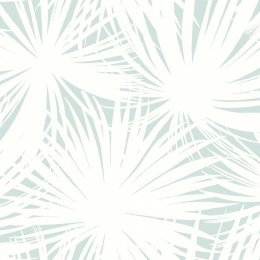 Ohpopsi Palm Silhouette Lagoon Wallpaper with bold palm leaf design