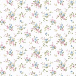 Galerie Pretty Prints Blossom Mini Cream / Pink / Green / Blue Wallpaper