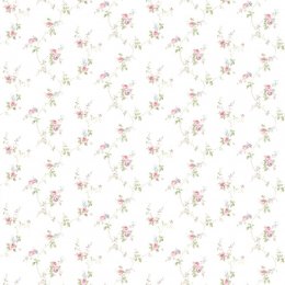 Galerie Pretty Prints Laura's Trail Pink / Purple / Green / Blue / Brown Wallpaper