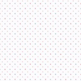 Galerie Pretty Prints Lulu Spot Pink Blue Wallpaper